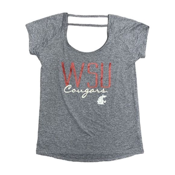 Rivalry Threads Tops - WSU, Cougars, Gray & Crimson, Medium, Used Great Condition.